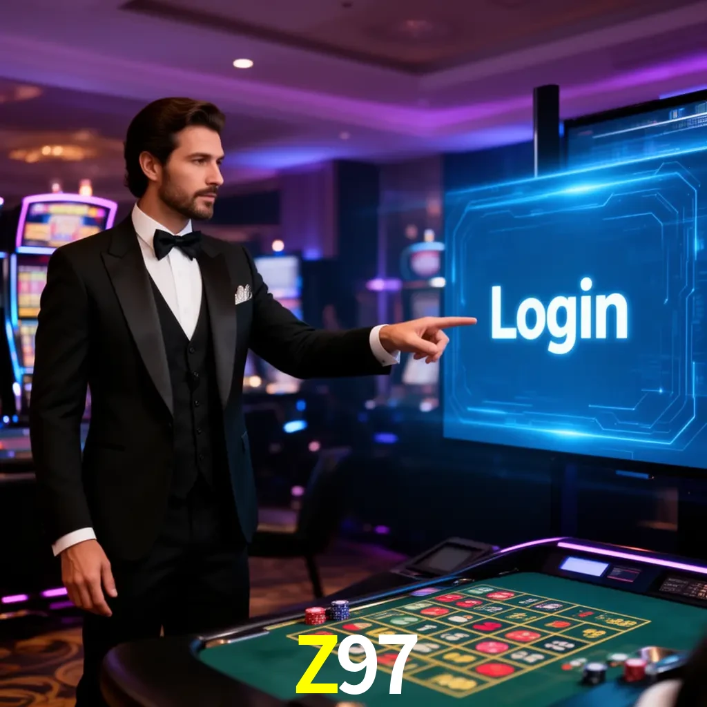 Z97 Login - OTP, cuenta y soporte Pantalla Z97 Login con OTP, contraseña, cuenta segura y soporte móvil